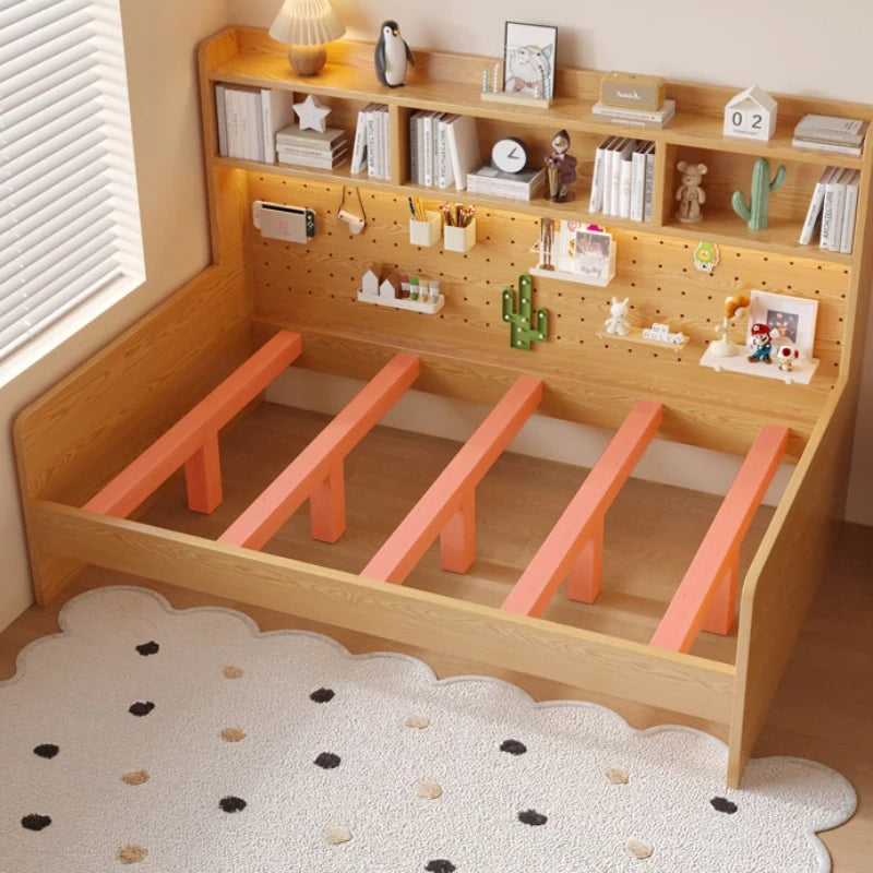 Multifunctional Single Bed With Bookshelf And Storage